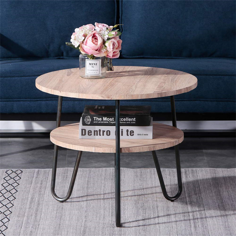 2 tier deals side table round